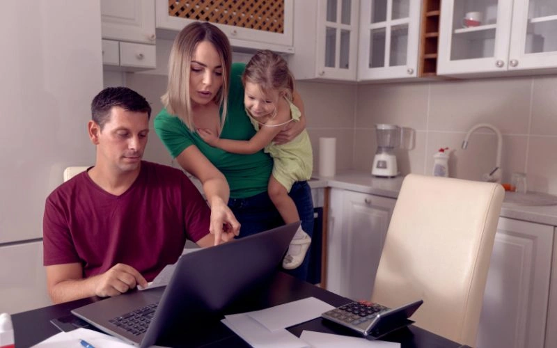 Australian Family working out the Child Care Subsidy